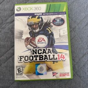 NCAA Football 14 Xbox 360 Game - Green Case